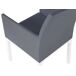 Beliani Silla de jardín BACOLI Beliani Silla de jardín BACOLI Gris Oscuro