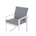 Beliani Silla de jardín PANCOLE Beliani Silla de jardín PANCOLE Gris