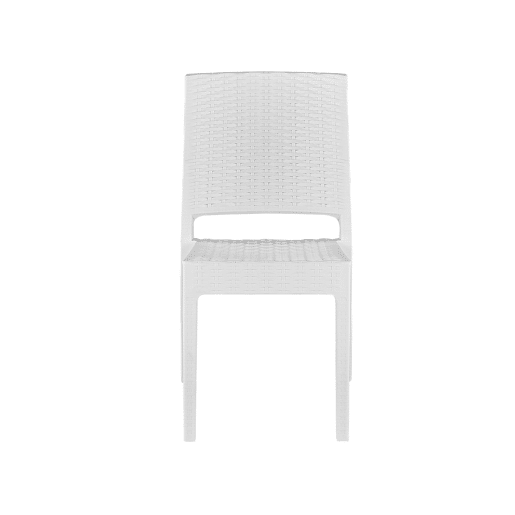 Conjunto de 4 cadeiras de jardim FOSSANO Material sintético Branco