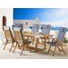 Beliani Conjunto de comedor JAVA Beliani Conjunto de comedor JAVA Azul Claro