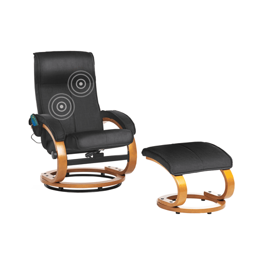 Cadeira de massagem HERO Tecido Preto Cadeira de massagem HERO Tecido Preto