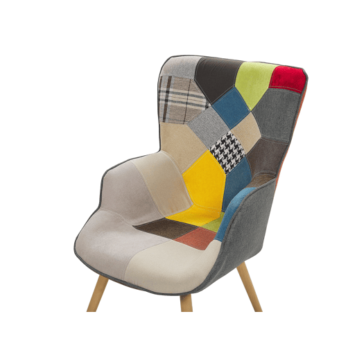 Poltrona com braços VEJLE Tecido Multicolor