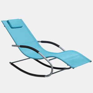 Beliani Cadeira loungerelax CARANO