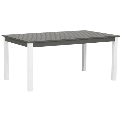 Mesa de refeição de jardim extensível PANCOLE 168248 cm 100 cm Metal Cinzento