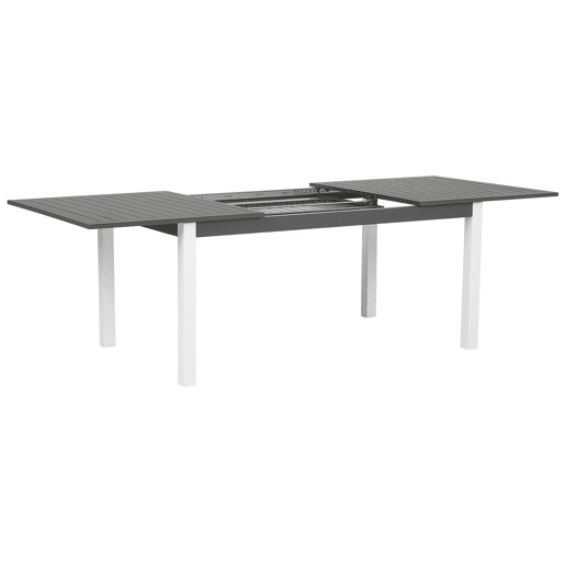 Mesa de refeição de jardim extensível PANCOLE 168248 cm 100 cm Metal Cinzento