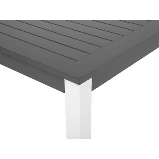 Mesa de refeição de jardim extensível PANCOLE 168248 cm 100 cm Metal Cinzento