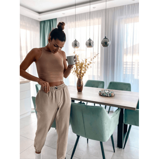Conjunto de 2 cadeiras de jantar JASMIN Veludo Verde menta