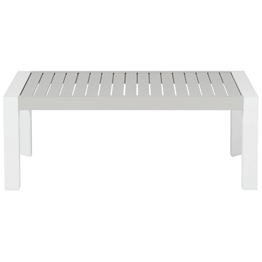 Conjunto de sofás de jardim de canto 6 lugares CASTELLA à esquerda Metal Cinzento