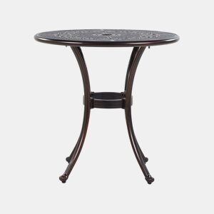 Mesa bistrô BOVINO 65 cm 65 cm Metal Castanho escuro
