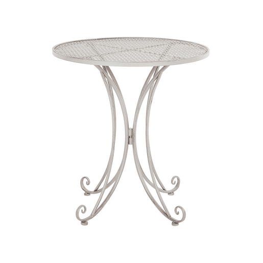 Mesa bistrô CILENTO 71 cm 71 cm Metal Cinzento Mesa bistrô CILENTO 71 cm 71 cm Metal Cinzento