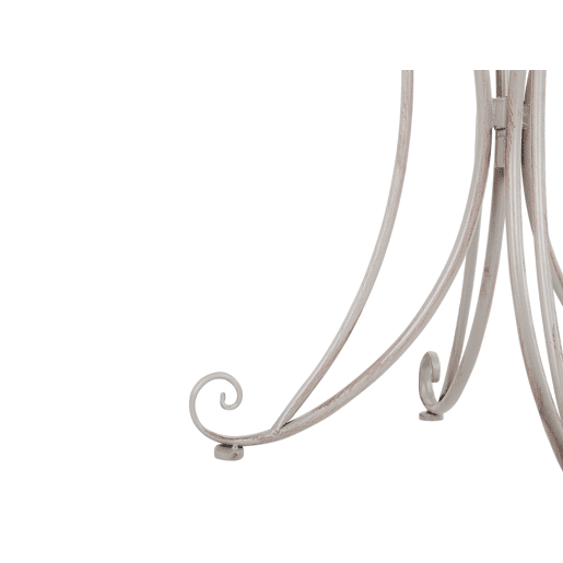 Mesa bistrô CILENTO 71 cm 71 cm Metal Cinzento Mesa bistrô CILENTO 71 cm 71 cm Metal Cinzento