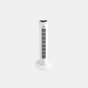 Ventoinha de chão em metal de cor branca série tuka 25cm