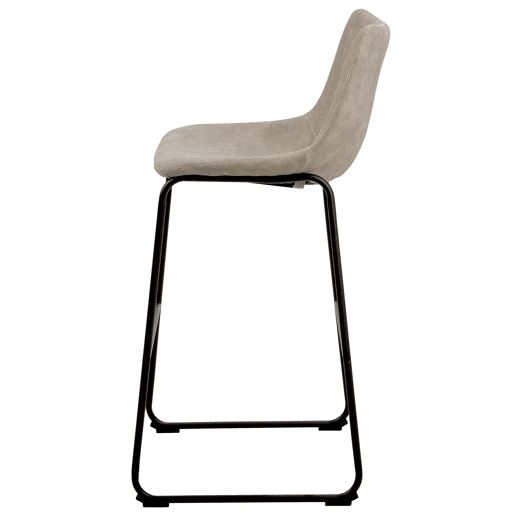 Conjunto de 2 bancos de bar FRANKS Creme Conjunto de 2 bancos de bar FRANKS Creme