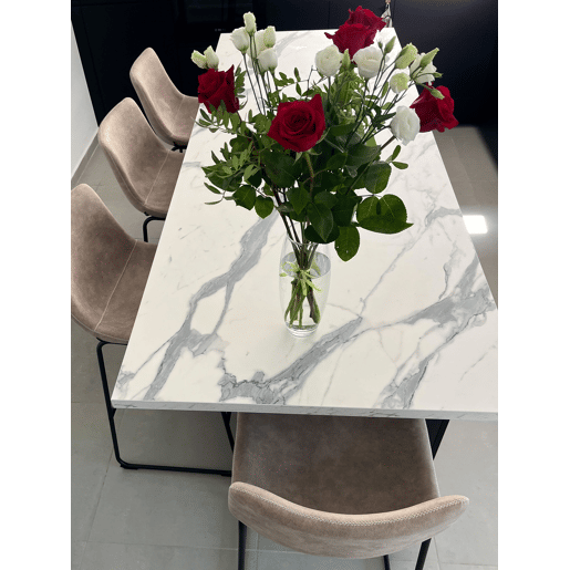 Conjunto de 2 bancos de bar FRANKS Creme Conjunto de 2 bancos de bar FRANKS Creme