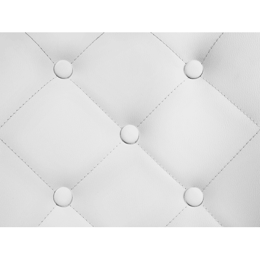 Conjunto de 2 cadeiras de jantar VALERIE Pele sintética Branco