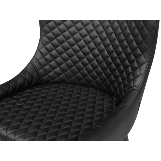 Conjunto de 2 cadeiras de jantar SOLANO Pele sintética Preto
