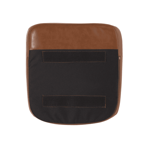 Cadeira de jantar YORKVILLE Pele sintética Castanho dourado
