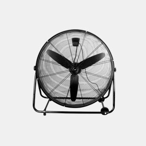 Ventoinha de pé metálica cor preta série vendaval 95cm