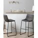 Beliani Silla de bar FRANKS Beliani Silla de bar FRANKS Beige