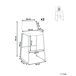 Beliani Silla de bar FRANKS Beliani Silla de bar FRANKS Beige