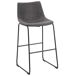 Beliani Silla de bar FRANKS Beliani Silla de bar FRANKS Beige