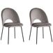 Beliani Silla de comedor COVELO Beliani Silla de comedor COVELO Gris