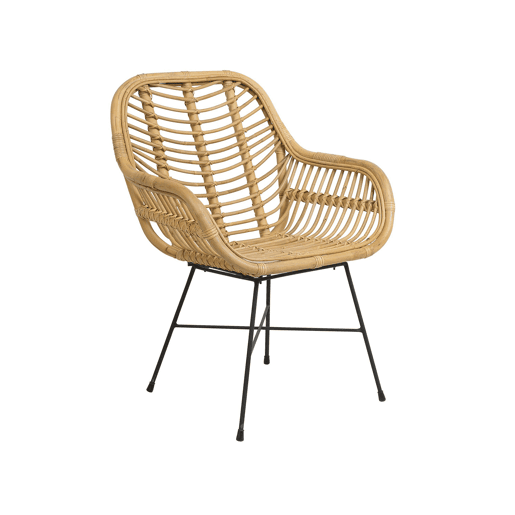Cadeira de jantar CANORA Rattan Natural