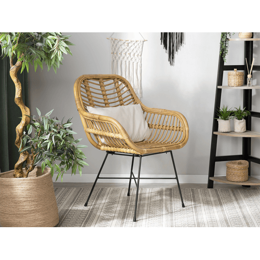 Cadeira de jantar CANORA Rattan Natural