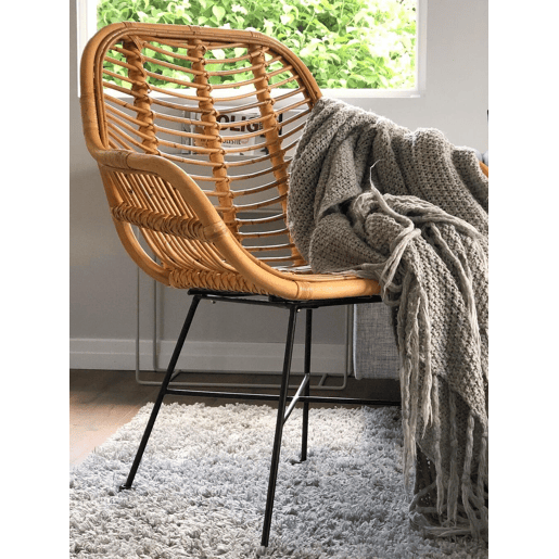 Cadeira de jantar CANORA Rattan Natural