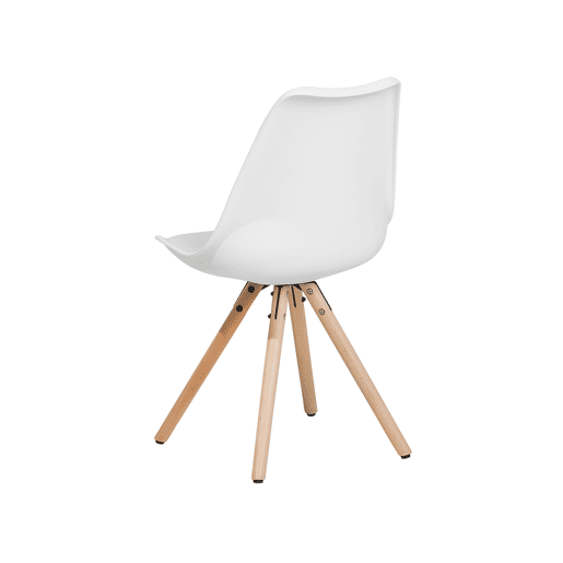 Conjunto de 2 cadeiras de jantar DAKOTA Branco Conjunto de 2 cadeiras de jantar DAKOTA Branco