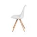 Beliani Silla de comedor DAKOTA Beliani Silla de comedor DAKOTA Blanco