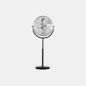 Ventilador de chão metálico preto série trascias 55cm