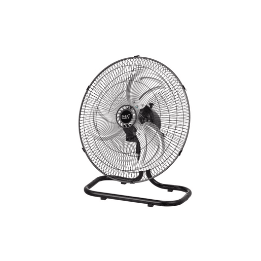 Ventilador de chão metálico preto série recio 50cm