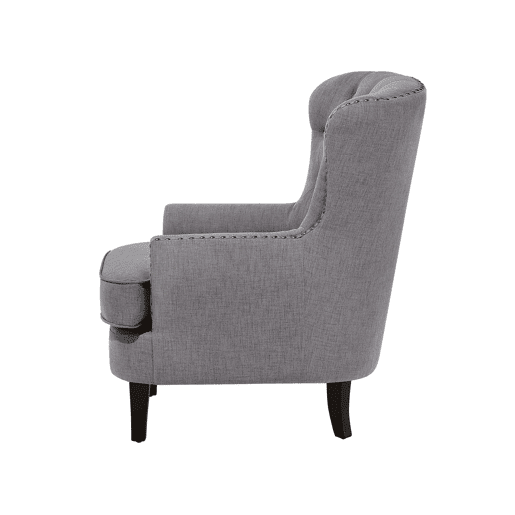 Poltrona VIBORG II Tecido Cinzento claro