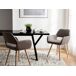 Beliani Silla de comedor CHICAGO Beliani Silla de comedor CHICAGO Azul Marino