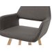 Beliani Silla de comedor CHICAGO Beliani Silla de comedor CHICAGO Azul Marino