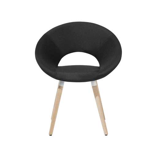 Conjunto de 2 cadeiras de jantar ROSLYN Preto