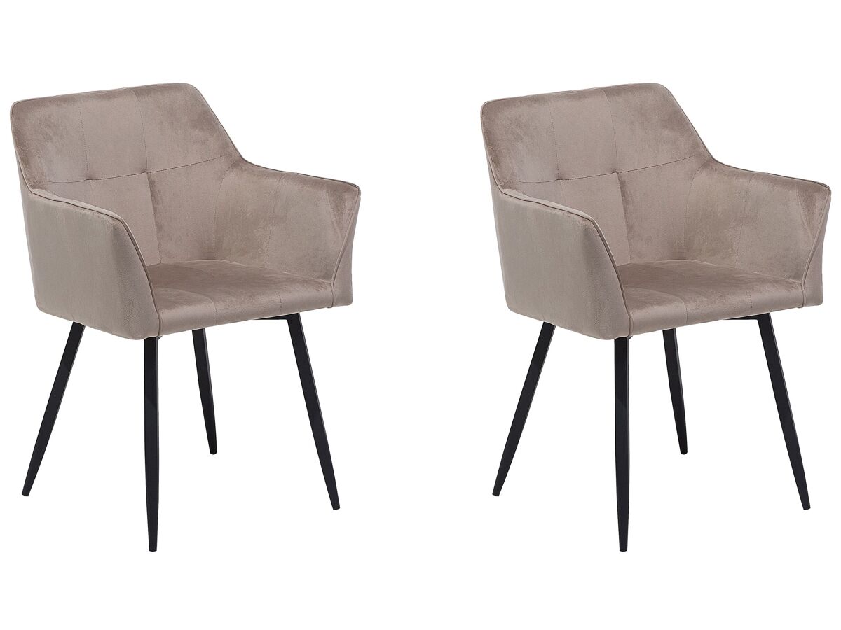 Beliani Silla de comedor JASMIN Beige