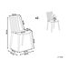 Beliani Silla de comedor VENTNOR Beliani Silla de comedor VENTNOR Negro