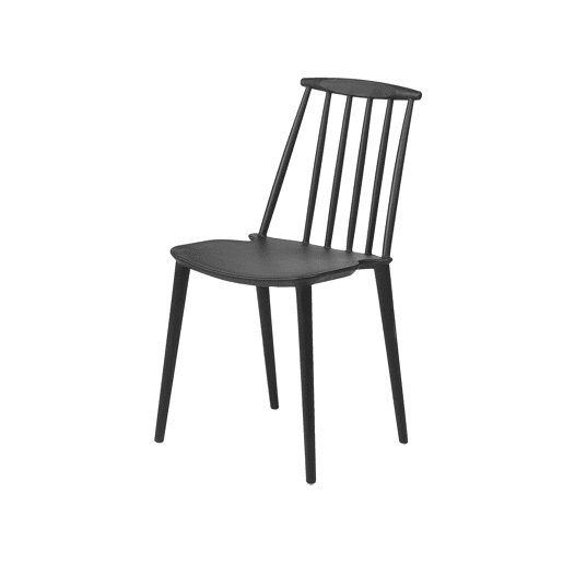 Conjunto de 2 cadeiras de jantar VENTNOR Preto Conjunto de 2 cadeiras de jantar VENTNOR Preto