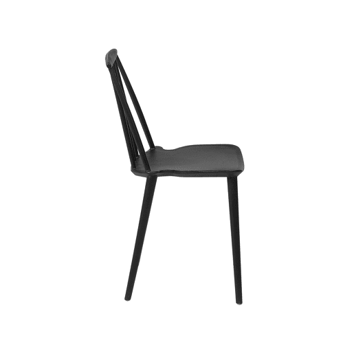 Conjunto de 2 cadeiras de jantar VENTNOR Preto Conjunto de 2 cadeiras de jantar VENTNOR Preto