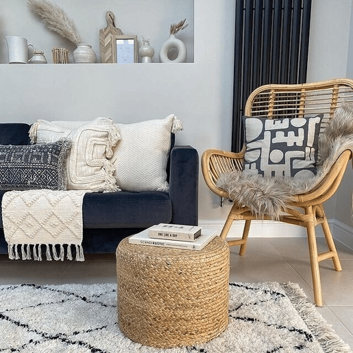 Cadeira de jantar TOGO Rattan Natural