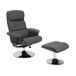 Beliani Sillón reclinable LEGEND Beliani Sillón reclinable LEGEND Gris