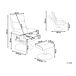 Beliani Sillón reclinable LEGEND Beliani Sillón reclinable LEGEND Gris