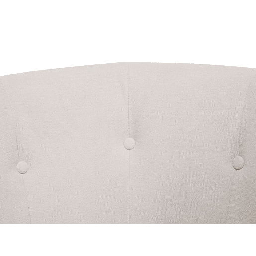 Poltrona ODENZEN Tecido Branco creme