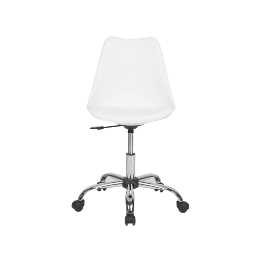 Cadeira de escritório DAKOTA Pele sintética Branco