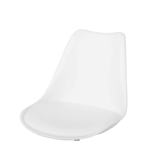 Cadeira de escritório DAKOTA Pele sintética Branco