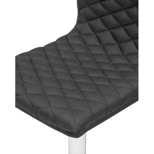Conjunto de 2 bancos de bar ORLANDO Preto