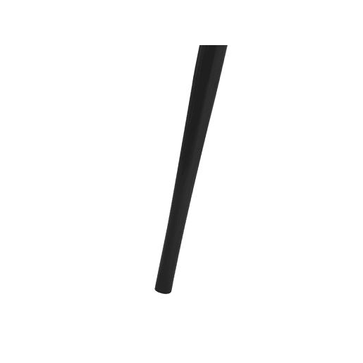Conjunto de 2 cadeiras de jantar VALERIE Pele sintética Preto