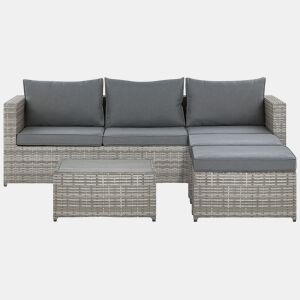 Beliani Conjunto lounge SABBIA